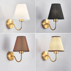 Modern Fabric Wall Lamp – Bedroom, Bedside & Hotel Corridor Light