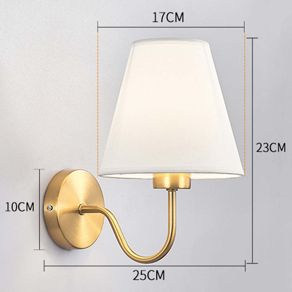 Modern Fabric Wall Lamp – Bedroom, Bedside & Hotel Corridor Light