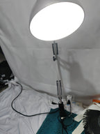 Cantilever LED Desk Lamp – Eye Protection, Metal Iron Table Lamp with Extra Long Arm