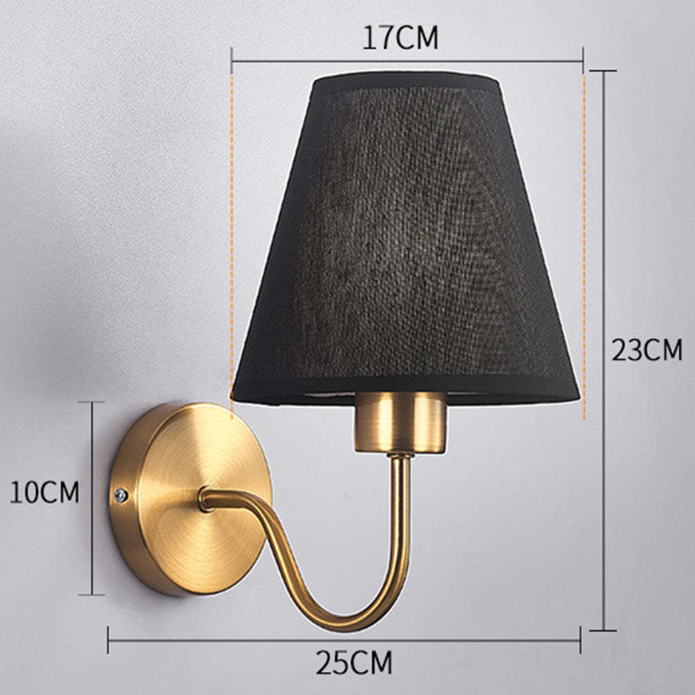 Modern Fabric Wall Lamp – Bedroom, Bedside & Hotel Corridor Light