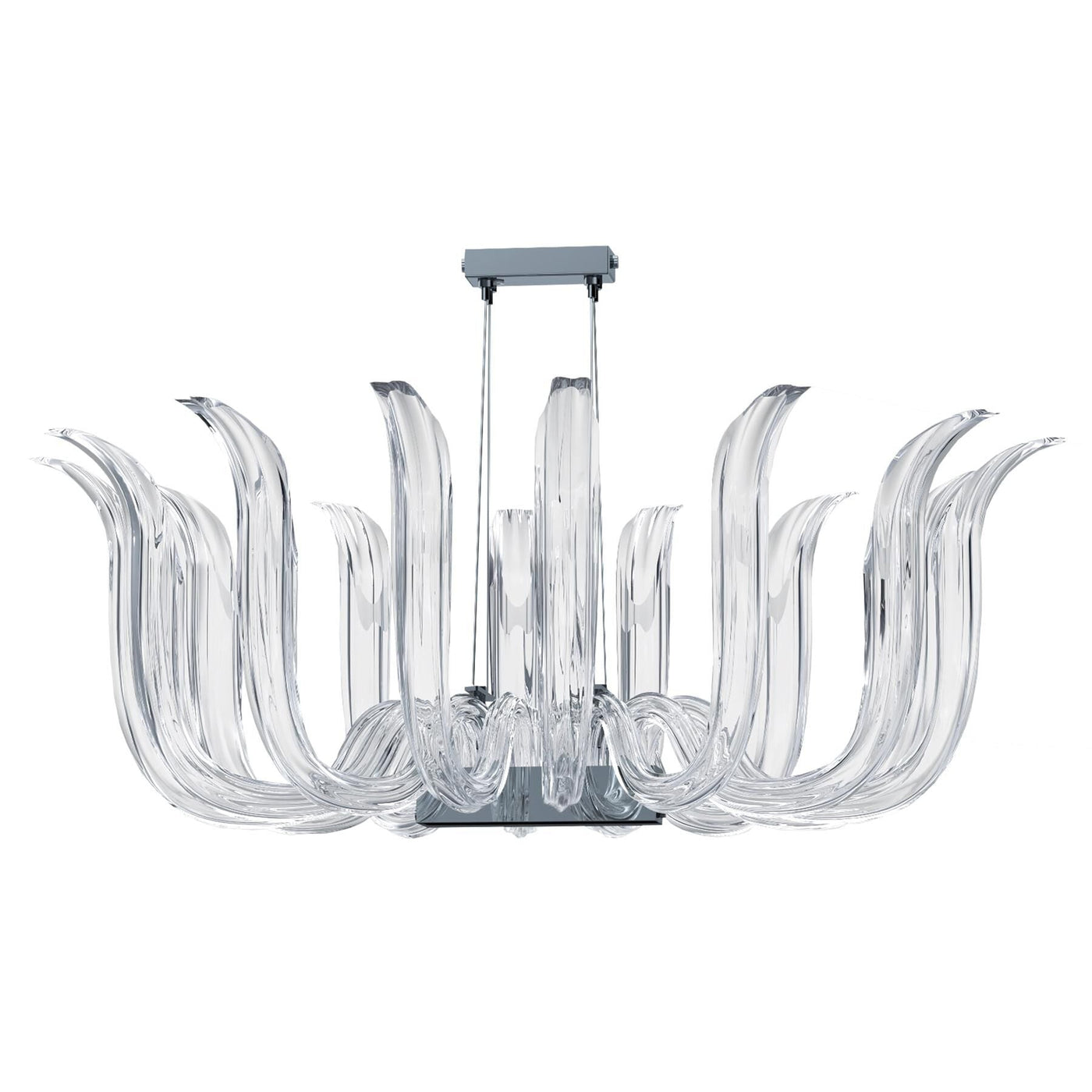 Metropolitan Lighting Cisne 41 Inch 14 Light Linear Suspension Light C ...
