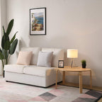 Iron Art Diamond Table Lamp – Simple Modern Light for Living Room